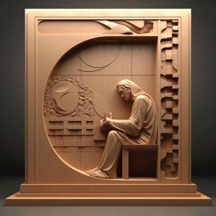 نموذج ثلاثي الأبعاد لآلة CNC 3D Art 